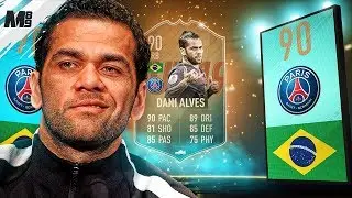 FIFA 19 FLASHBACK DANI ALVES REVIEW | 90 FLASHBACK DANI ALVES PLAYER REVIEW | FIFA 19 ULTIMATE TEAM