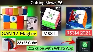 GAN 12 MagLev, RS3M 2021, MS3L cube WRM Maglev 2021 🟣 (Subtitles) Wow Cube