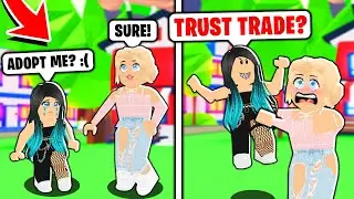 WOULD YOU ADOPT A SCAMMER? *Pretending to be SCAMMERS in Adopt Me!* (Roblox Adopt Me)