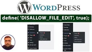 Enable File Editing Option Using WP Config File in WordPress Website | WordPress tutorials