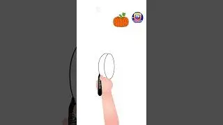 How to Draw a Pumpkin? #Shorts #drawingtutorial #drawingforkids #chuchutv #drawingshorts