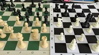 Contrasting Chess Pieces and Board