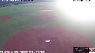 KHS Softball vs Temple Academy, April 1, 2024 4pm ET