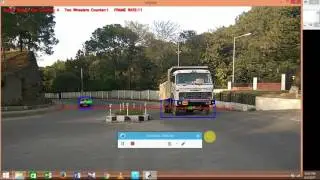 vehicle counting and classification using image processing by opencv python