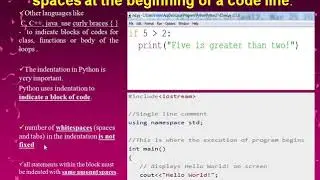 Indentation in Python