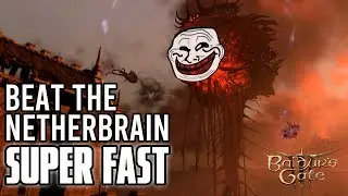 Beat Nether Brain Easily, Baldur's Gate 3, Act 3, Final Boss Fight, BG3