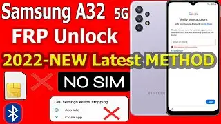 SAMSUNG GALAXY A32 FRP Unlock/BYPASS GOOGLE ACCOUNT LOCK | Android 11 | Samsung A32 Frp Bypass 2022