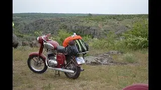 Поездка на каньон на мотоциклах JAWA