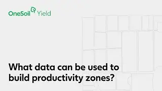 What data can be used to build productivity zones?