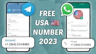 How to Get USA 🇺🇸 Number For WhatsApp and Telegram Verification 2023