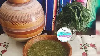 Salsa verde con Pipicha.