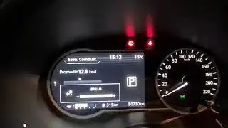 ajuste de Brillo, Pantalla de instrumentos Nissan kicks
