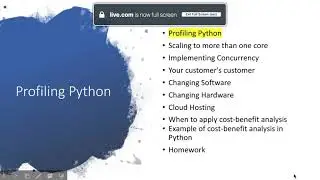Data Science: profiling python and concurrency
