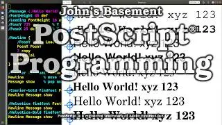 Postscript #8 Drawing Text Strings