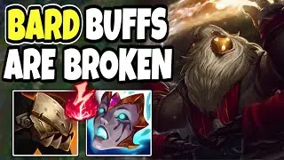 NEW BARD BUFFS make him EXTREMELY BROKEN - Challenger support commentary