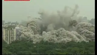 Noida's Supertech twin towers demolishon
