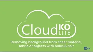 CloudKO Lite - Removing background from sheer material, fabric or objects with holes & hair