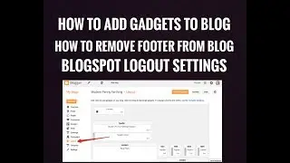 how to change layout in blogspot.com 2020|| how to add gadgets to blog 2020|| part 5