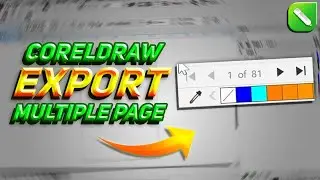 TUTORIAL CARA EKSPOR BANYAK HALAMAN/PAGE SEKALIGUS DI COREL 2021