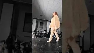 Kylie Gesualdo walking for Tony Visions at New York Fashion Week 2024 