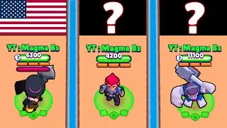 All 70 Brawlers Countries / Nationalities  ? 😨