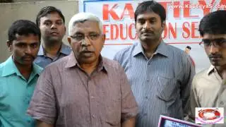 Kautilyas Life Jacket Challenge Poster Release Event By Prof  M  Kodandaram on 30th Sep, 2014