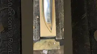 Leather sheath with wood liner