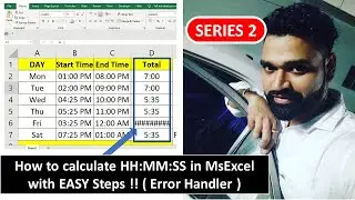 Discover Talent Presents | How to calculate time in total column - Series 2 ?
