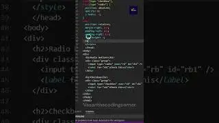 Radio button using HTML/CSS 