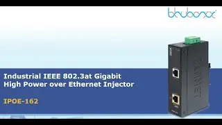 IPOE-162 Industrial Gigabit Power over Ethernet Plus Injector