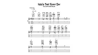 Here's That Rainy Day - Jazz Guitar Chord Melody