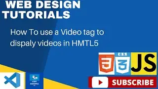 How To Use a Video Tag To Display Videos in HTML5 #html5 #css #videotag #webdesign