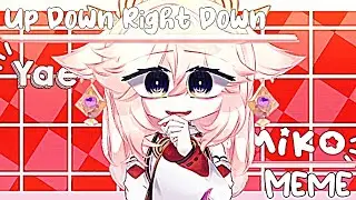 • Up Down Right Down • Meme • Genshin x Gacha • Lip Sync Test
