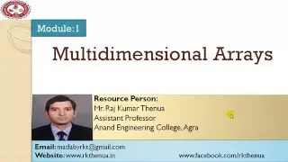 Lecture-7: Multi dimensional Arrays in MATLAB (Hindi/Urdu)