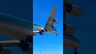 Korean air A380 HL7628 RKSI-KLAX #KLAX #subscribe #youtubeshorts