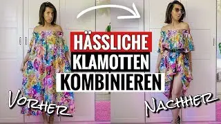 Ihr habt die HÄSSLICHSTEN KLAMOTTEN ausgesucht | 5 Outfits | Online Live Haul Challenge