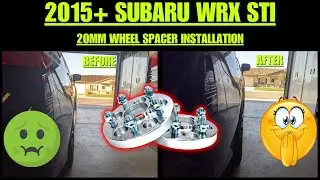 2015-2021 Subaru WRX STI: Wider Stance by Installing 20mm Wheel Spacers!
