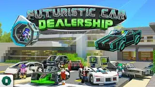 Futuristic Car Dealership - Minecraft Marketplace Map