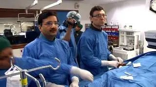 PCI to LAD & LCX-OM Bifurcation Stenosis and IVUS evaluation