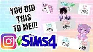 MY INSTAGRAM FOLLOWERS CREATE MY SIM // The Sims 4 CAS Challenge