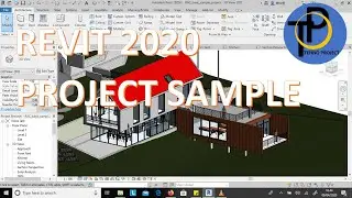 AUTODESK REVIT 2020 : PROJECT SAMPLE MODEL ARSITEKTURAL