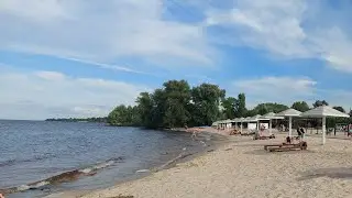 Пляжи и песчаные берега в Черкассах. Казбетский пляж (Пушкинский) Сосновский пляж   Часть 3