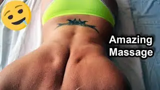 Massage Oil Relaxing Muscle to Relieving Stress, Amazing Back Massage 2019