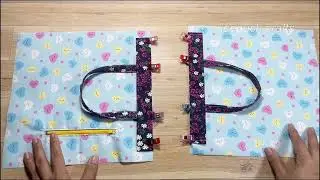Diy easy sewing drawstring bag at home