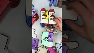 T Broke TOWER Paper Spanish Alphabet Lore A-X 