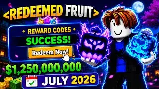 NEW Blox Fruits Codes July 2026 🔥 All Working Codes! Free 2x EXP & Rewards | Roblox