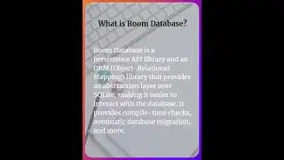 What is Room Database?
