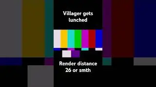 Poor villager #minecraft #villager #cool #version #minecart #crazy #cart #youtubeshorts #shorts #too
