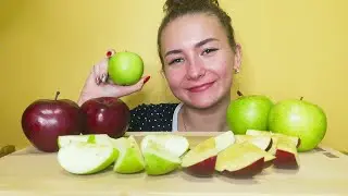 асмр итинг яблоко 🍎 🍏/ asmr eating apple