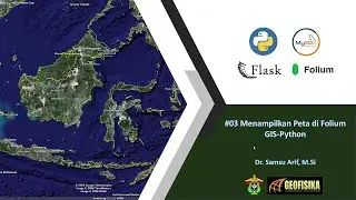 #03 Menampilkan peta di Folium Flask - GIS - Python